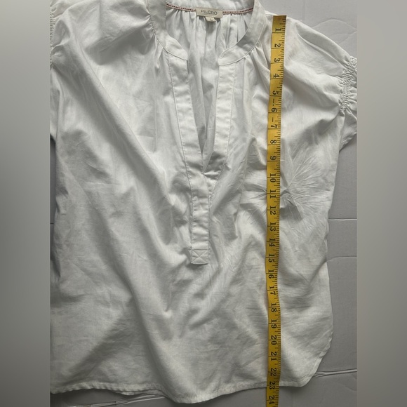 Pilcro Women’s Blouse Top, Flutter-Sleeve Small S - Picture 6 of 8